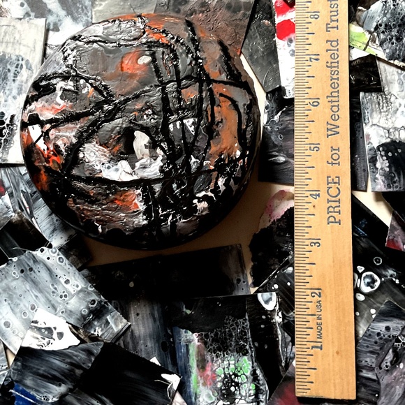 Junk Journal Pack 35+ Hand painted Pieces, Grunge Joy Collection 4- Limited Ed. - Picture 12 of 13